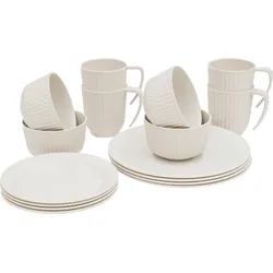 Outwell Delish Geschirr-Set für 4 Personen sandstone