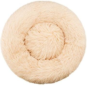 Uplift Picks Calming Plush Pet Bed For Cats And Medium Dogs apricot 70 Cm shaped