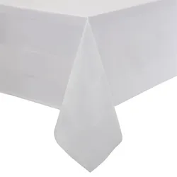 Gastronoble 10 Tischdecken Mitre Luxury Satin Band - weiß - 178 x 178cm - 100 % Baumwolle