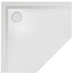 Duschwanne Muna Fünfeck 900x900x30 mm mit Antirutsch, Material Solique, Schiefergrau - Hoesch