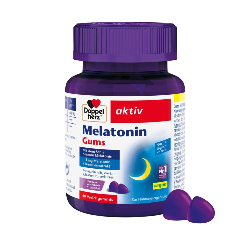 Doppelherz Melatonin Gums 40 St Kaudragees