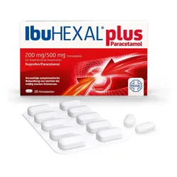 Ibuhexal Plus Paracetamol 200 mg/500 mg Fta 20 ST