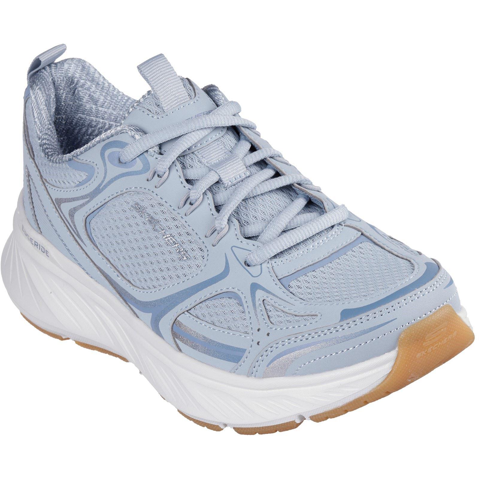 Skechers Edgeride Silver Eclipse Synthetic Damestrainers