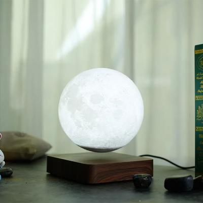 HomeDecorAndMore LLC Magnetic Levitating Moon Lamp Revolving & Floating 3D Lunar Light, Unique Gifts Idea, Perfect For Room Decor Magnetic Levitating Moon Lamp Revolving & Floating 3D Lunar Light, Unique Gifts Idea, Perfect For Room Decor