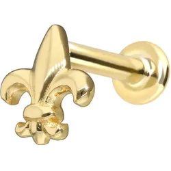 14 Karat Gold Labret mit Push Fit LILIE