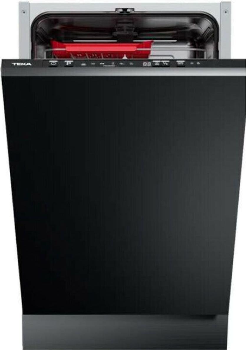 Teka DFI 44800, Voll integriert, Single (45 cm breit), Schwarz, Berührung, LED, 10 Maßgedecke