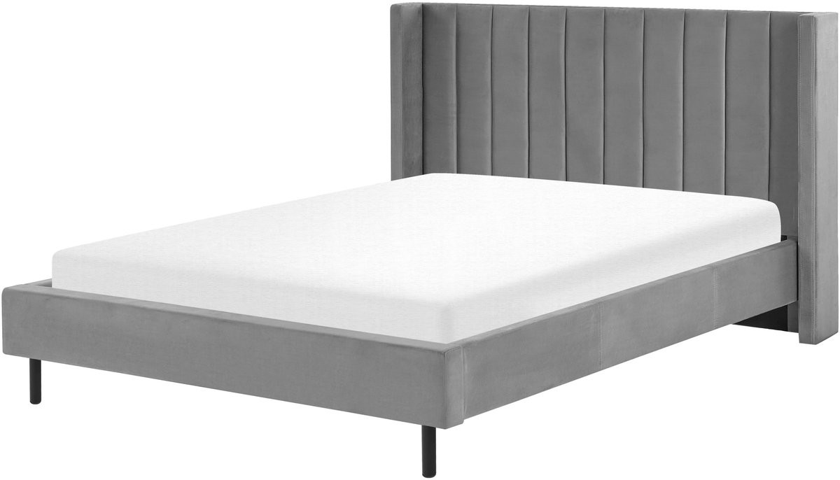 Beliani Gestoffeerd Tweepersoonsbed voor Volwassenen 160 x 200 cm