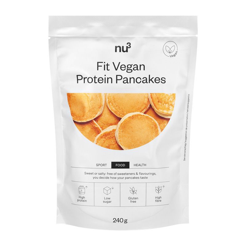 nu3 Fit Pancake Mix, Backmischung 240 g Pulver
