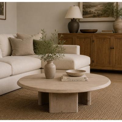 Artissance Sorrento Coffee Table Round Weathered Natural