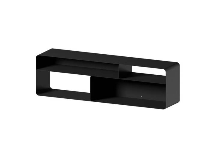 Metallbude Tavir Lowboard aus Metall - in verschiedenen Farben - Metall schwarz pulverbeschichtet Industrial, Modern, Zeitlos