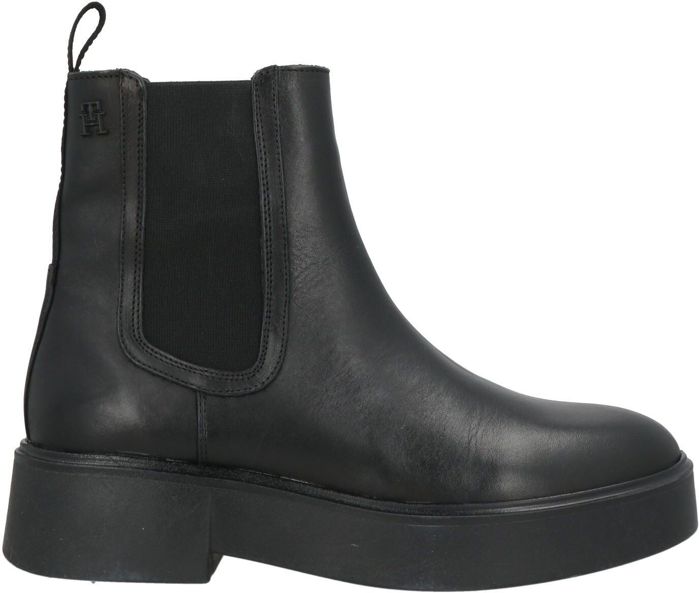Tommy Hilfiger Botines de caña alta Mujer Negro 36,37,38,39,40,41,42 Mujer
