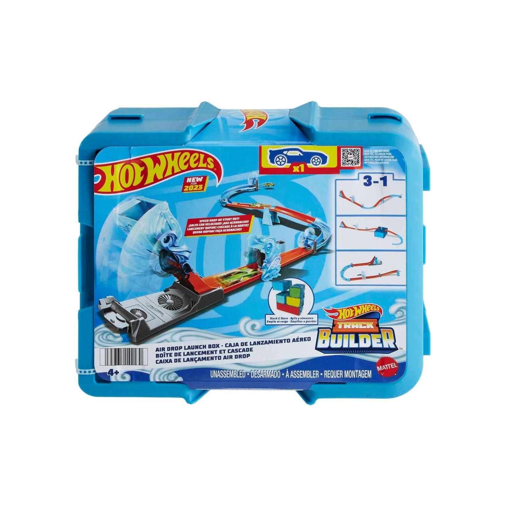 Mattel HNJ67 - Hot Wheels - Track Builder - Wind and Gravity Pack, inkl. Fahrzeug