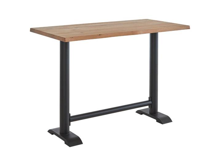 Valdera Bartisch, Wildeiche, Holz, Wildeiche, massiv, rechteckig, Säule, rund, 80x110x160 cm, Variantenauswahl, Esszimmer, Tische, Stehtische