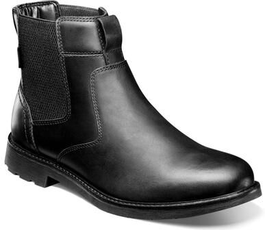 Nunn Bush 1912 Plain Toe Chelsea Boot - Mens 10 Black Boot Medium