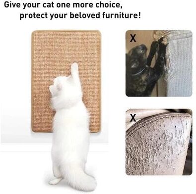 Uplift Picks Natural Sisal Cat Scratcher Mat Horizontal Floor Scratch Pad For Cats Natural Sisal Cat Scratcher Mat Horizontal Floor Scratch Pad For Cats