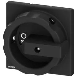Siemens 3LD9284-1G Drehantrieb, Betätigungsknebel schwarz, für Isolierstoffkapselung, für 63-125A 3LD92841G