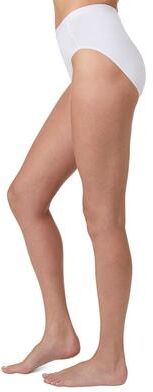 Plus Size Women's Ladies Combed Cotton Basic Brief Underwear 3-Pack by MeMoi in White (Size L)