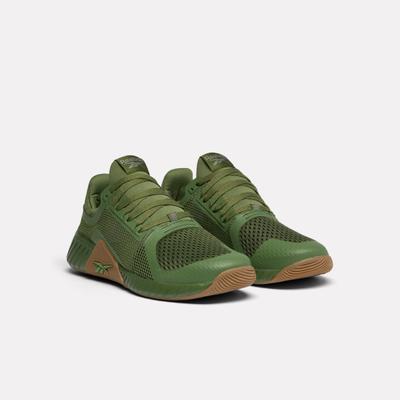Trainingsschuh REEBOK "FLIP CHARGE", Herren, Gr. 41, grün (legacy grün, grau 4, reebok lee 3), Synthetik, Textil, Schuhe, ideal für Gym und Fitnessstudio