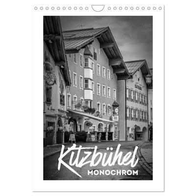 Kitzbühel Monochrom (Wandkalender 2027 DIN A4 hoch), CALVENDO Monatskalender