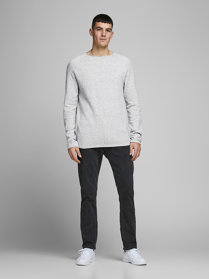 Jack & Jones Pullover "Hill" in Hellgrau - M