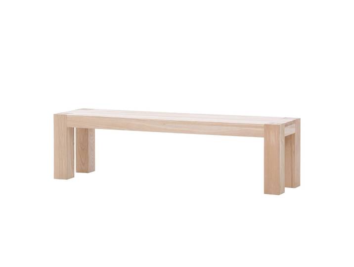 Sitzbank George 165cm Braun/Eiche Hell