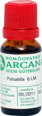 ARCANA Dr. Sewerin GmbH & Co.KG PULSATILLA LM 6 Dilution 10 ml 02603458