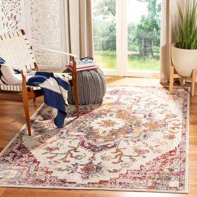 SAFAVIEH Crystal Floretta Vintage Boho Medallion Rug