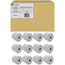G&G, Etikettenrolle, Etiketten 102 x 38 mm 12 St. ET-Z-G-800264-155 Adress-Etiketten (102 mm)