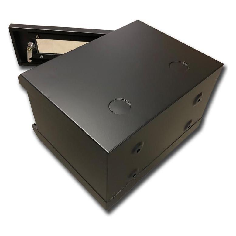 Datacom 10" rack jednodílný 4U/280 Äerný Skl.dv. (4 HE, 10 Zoll Rack) (7030)