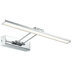 Paulmann LED Bilderleuchte GALERIA BEAM FIFTY, 230V, 7W 2700K 685lm, mit Gelenkarm, Chrom PAUL-99889