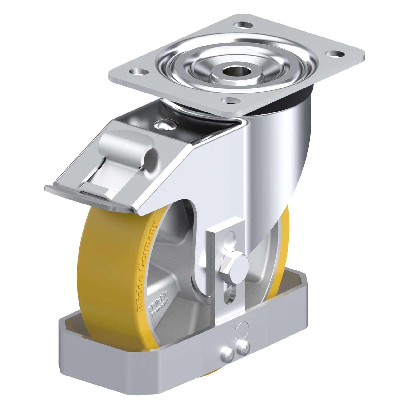 Blickle 742160 L-ALTH 160K-FI-FS Stahlblech-Lenkrolle Rad-Durchmesser: 160 mm Tragfähigk (742160)