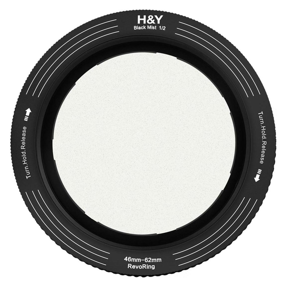 H&Y REVORING 46-62mm Black Mist 1/2 Filter (67 mm, Black Mist Filter) (HY-RB2-62)
