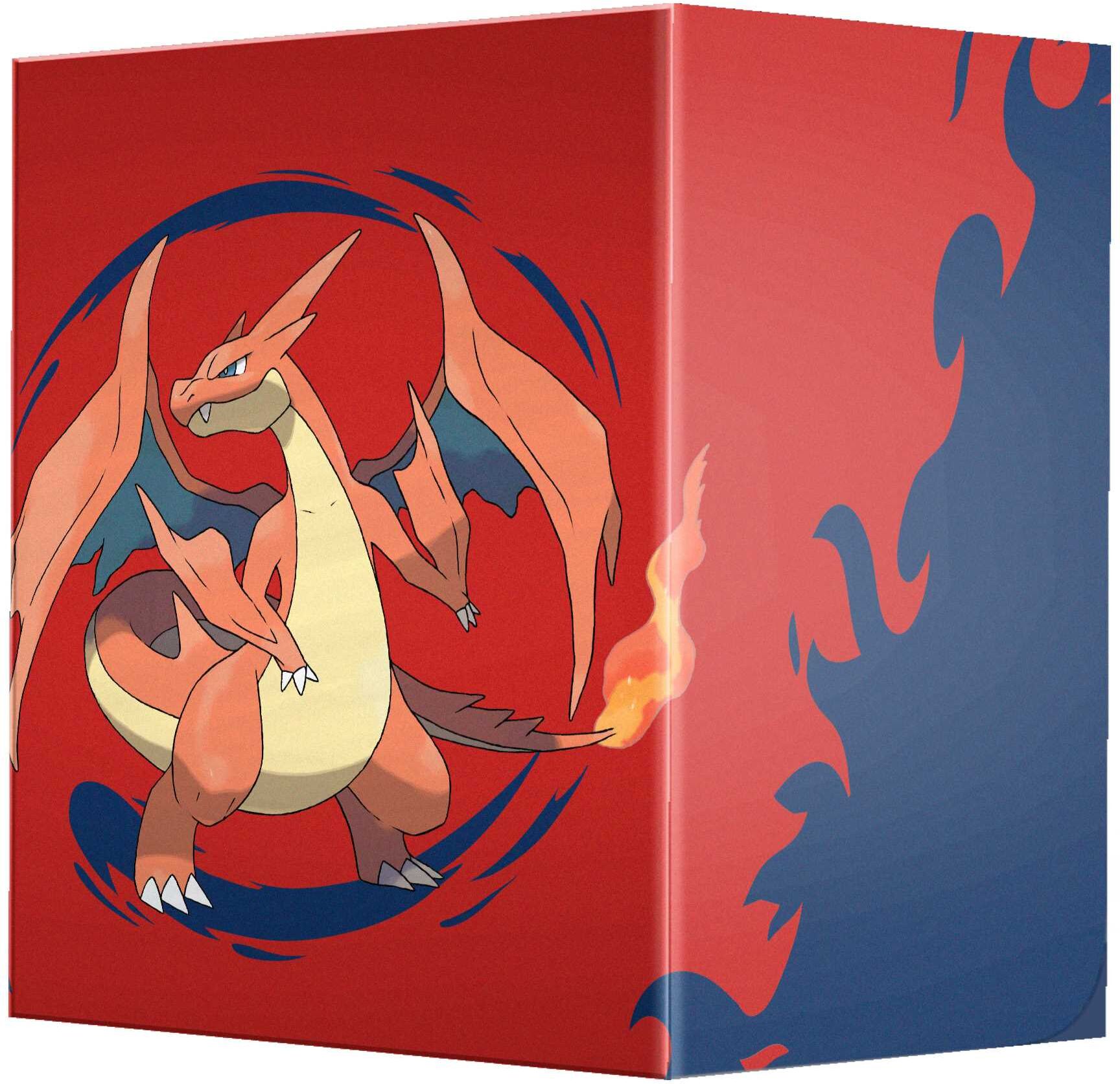 Pokémon Mega Charizard Y 100+ Deck Box - Ultra PRO Official Trading Card Storage - Holds 100 Double-Sleeved Cards