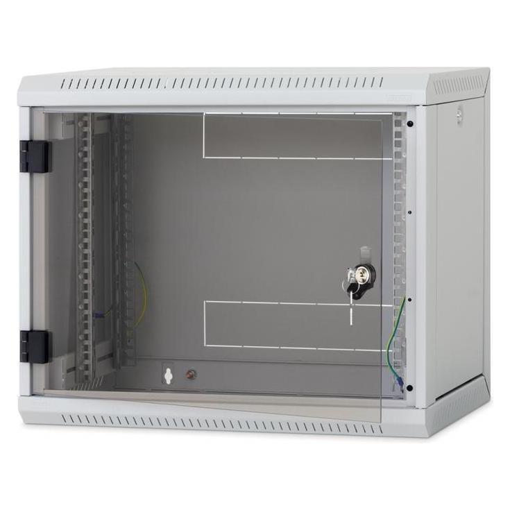 OEM TRITON 19" rozvaděč RUA-AS6 18U/600 mm (sklo) šedý (18 HE, 19 Zoll Rack) (RUA-18-AS6-CAX-A1)