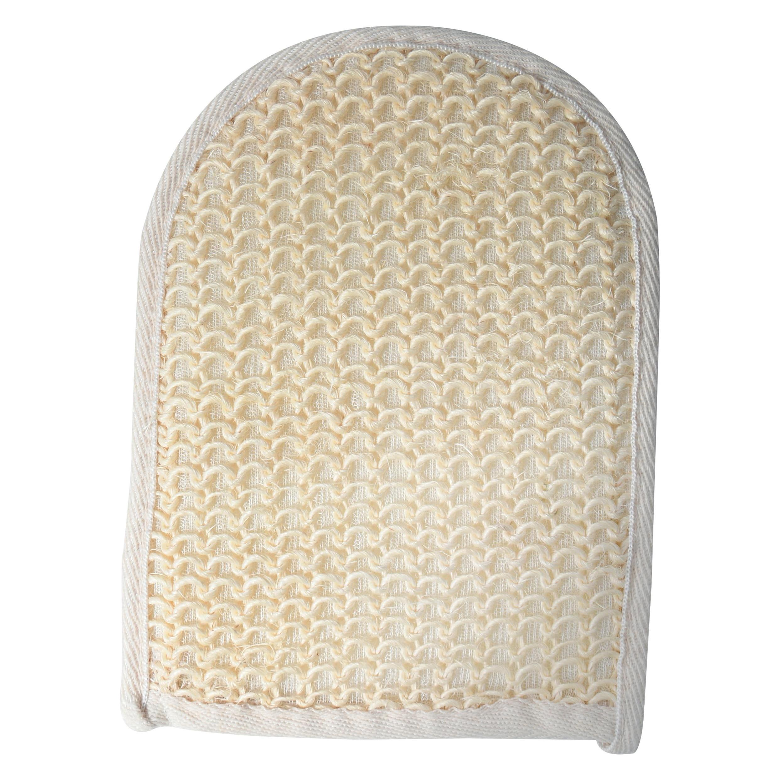 MSV Peelinghandschuh aus Sisal 23.5 x 16 cm, Weiss (145848)