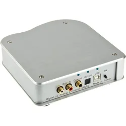 Silverstone SST-EB01S-E Ensemble Digital to Analog Converter - silber (USB), Soundkarte, Silber