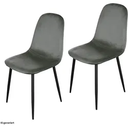 HTI-Living, Stühle, Stuhl Savannah Velvet 2er-Set
