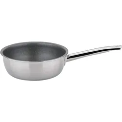 Spring Sauteuse VULCANO CLASSIC 20 cm Antihaftbeschichtung INDUKTION, Pfanne + Kochtopf, Grau, Schwarz