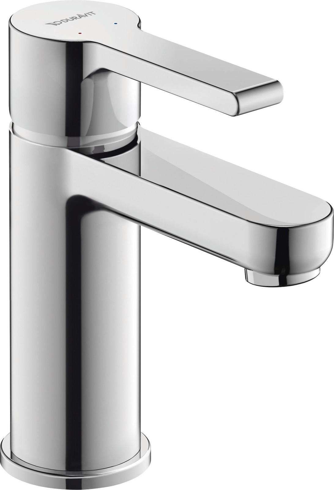 Duravit B.2 Éénhendel wastafelmengkraan S - Glanzend chroom - met safety stop en waterbesparing - B21010002010