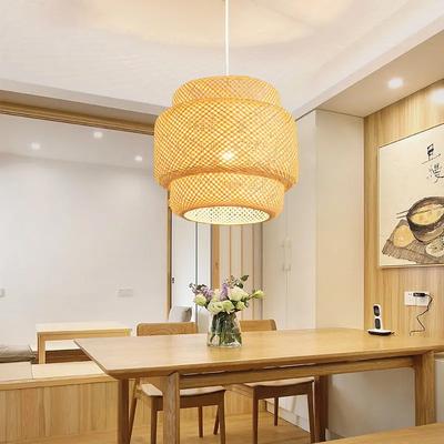 Smart Shopping Spot Handmade Bamboo Pendant Light Elegant Hand Woven Chandelier For Bedroom, Dining Room, And Restaurant Spaces Handmade Bamboo Pendant Light Elegant Hand Woven Chandelier For Bedroom, Dining Room, And Restaurant Spaces