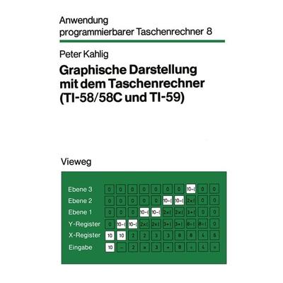 Graphische Darstellung mit dem Taschenrechner, Taschenbuch von Peter Kahlig, Vieweg & Teubner, 978-3-528-04187-8