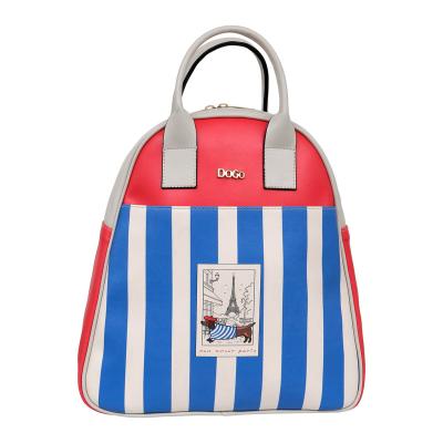 Handytasche DOGO "Como Bag Rucksack Pink Leopard Lola Bunny Damen Backpack", Gr. onesize, bunt (beige), Kunstleder, Taschen, Handgefertigt