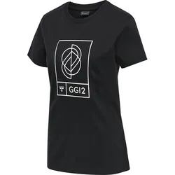 HUMMEL hmlGG12 T-SHIRT S/S WOMAN black S