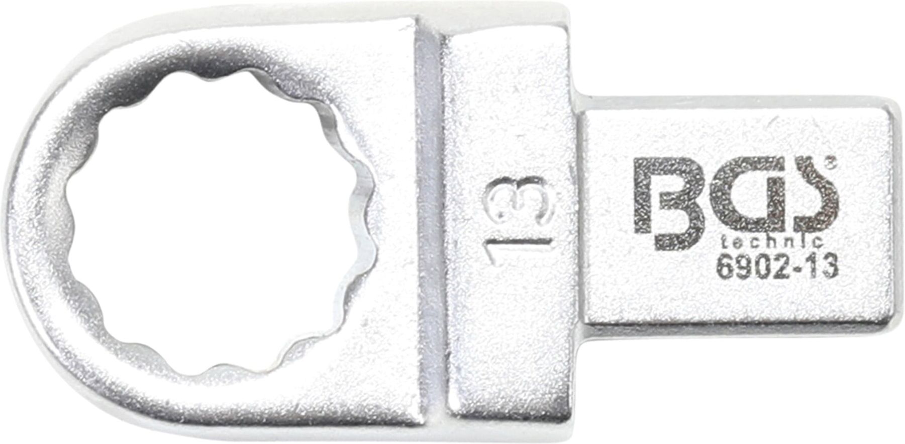 BGS Einsteck-Ringschlüssel 6902-13, 13 mm, Aufnahme 9 x 12 mm ; BGS technic)