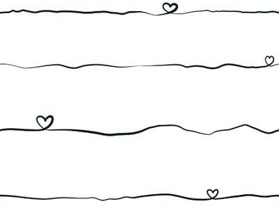 Chesapeake Love & Hearts Black Script Wallpaper - 20.9 x 396 x 0.025