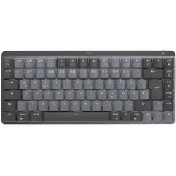 Logitech MX Mechanical Mini (Eng. Int., Kabellos), Tastatur, Grau