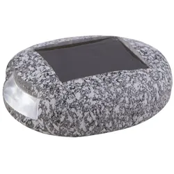 Globo 33997-3 Solarleuchte Kunststoff Grau, 1Xled Solarleuchte Kunststoff Grau, Led