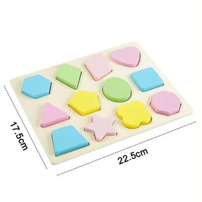 Uplift Picks Montessori Wooden Puzzle Toy Early Learning Educational Toy For Kids 14