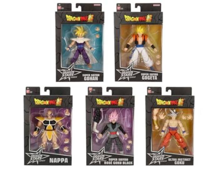 BANDAI Bal - BANDAI Stars Figuren Assortment (6), 35855, Multicolor