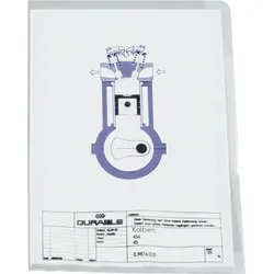 Durable Sichthülle 233919 DIN A4 0,15mm transparent 50 Stück